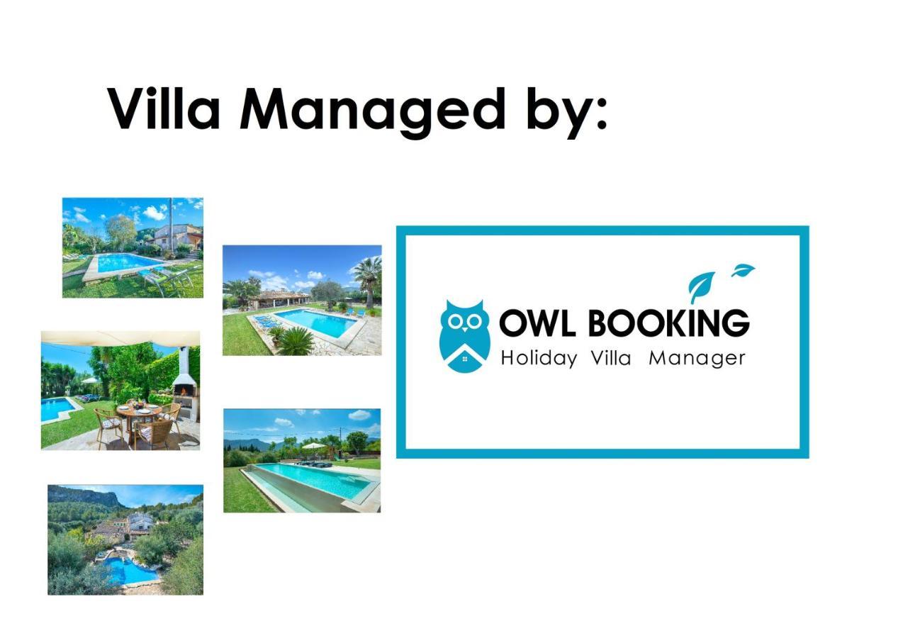 Owl Booking Villa La Font - Relax With A Big Pool Pollença Exterior foto